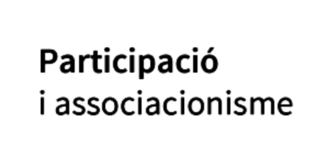 Participació i associacionisme